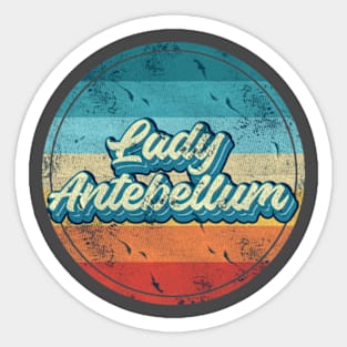 Lady Antebellum Group Music T shirt Sticker